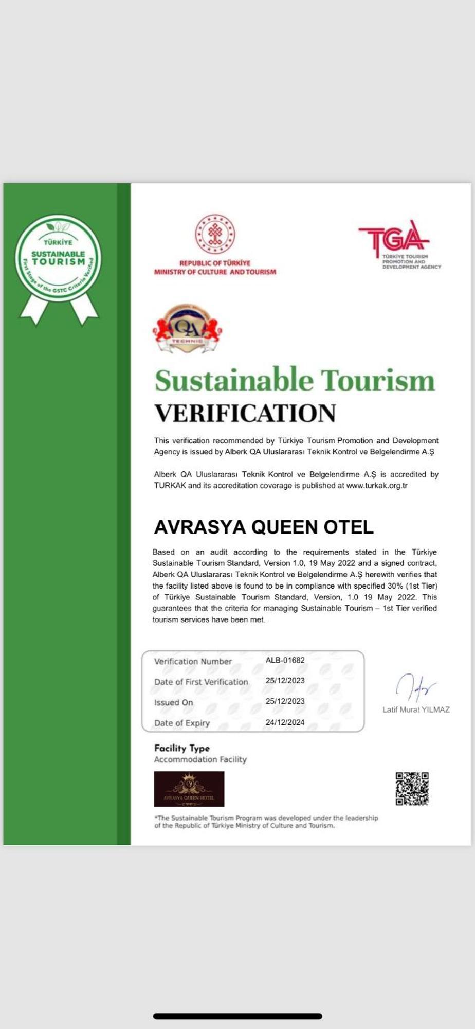 Avrasyaqueen Hotel Istanbul Eksteriør bilde